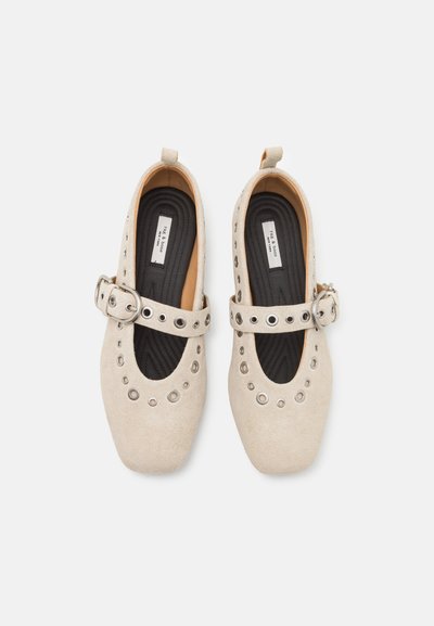 rag & bone SPIRE MARY JANE GROMMETS - Ankle strap ballet pumps - lightsands