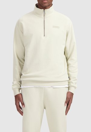 HALF ZIP - Sweatshirt - sand