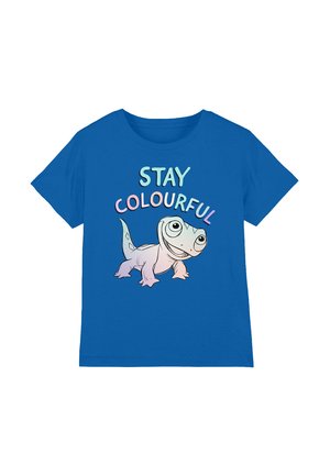 FROZEN STAY COLOURFUL WITH FIRE SPIRIT, BRUNI - Print T-shirt - royal blue