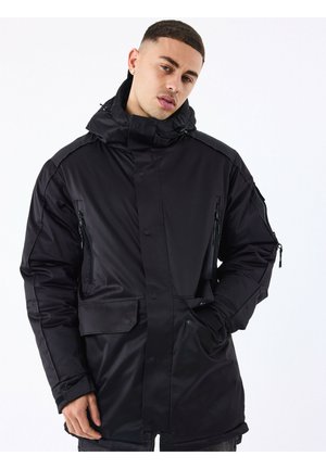 Project X Paris LONGUE MULTIPOCHES - Parka - noir