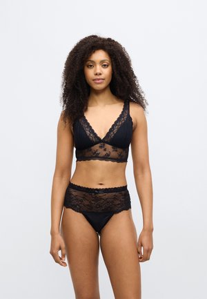 NINA MIDI THONG 3 PACK - Stringi - black