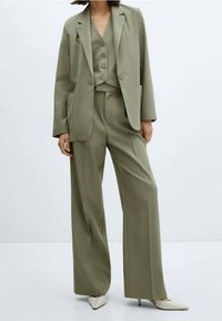 Mango Cappotto corto - light green