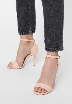 Højhælede sandaletter / Højhælede sandaler - pink