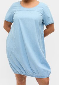 Zizzi Farkkumekko - light blue