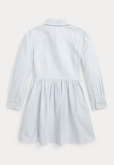 Polo Ralph Lauren STRIPED COTTON OXFORD SHIRTDRESS 7-14Y - Paitamekko - blue/white