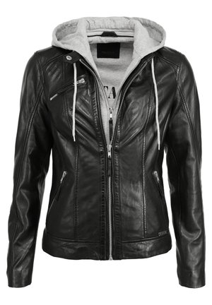 Mustang Leren jas - black