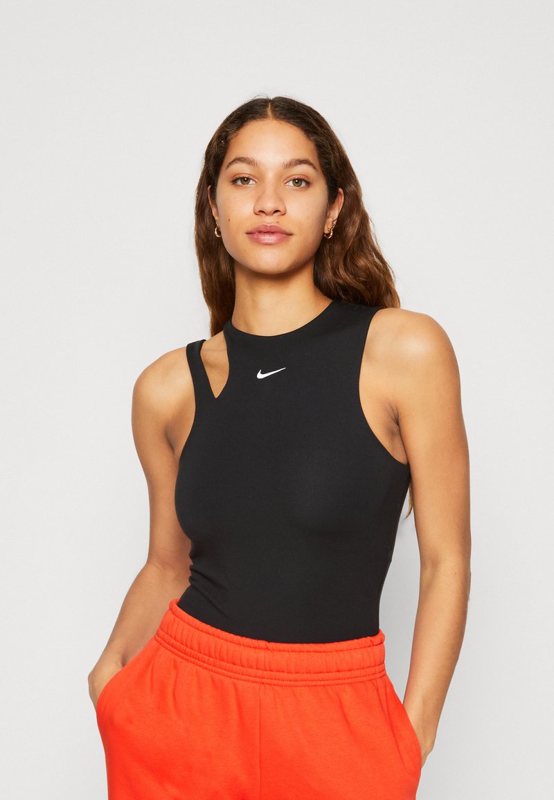 Nike Sportswear BODYSUIT TANK - Top - black/white