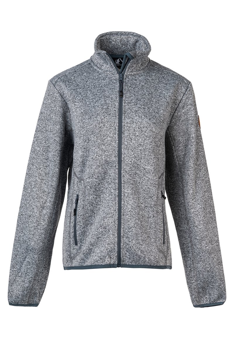 Whistler SAMANI W MELANGE - Fleecejas - light grey melange/grijs ...