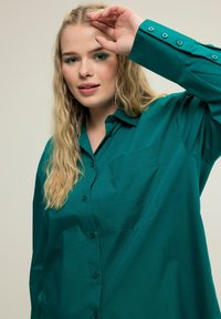Studio Untold LONGBLOUSE LONG-SLEEVE BUSINESSBLOUSE - Overhemd - dark blue