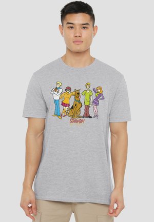 Cotton Soul, SCOOBY DOO SCOOBY GANG - Print T-shirt - mottled light grey