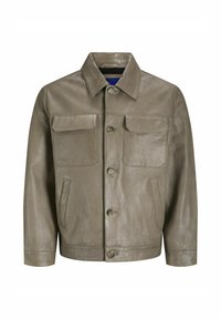 Leather jacket - silver sage