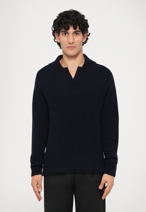 LONG SLEEVE MEN  - Stickad tröja - blue navy