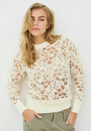 Pulover - creme