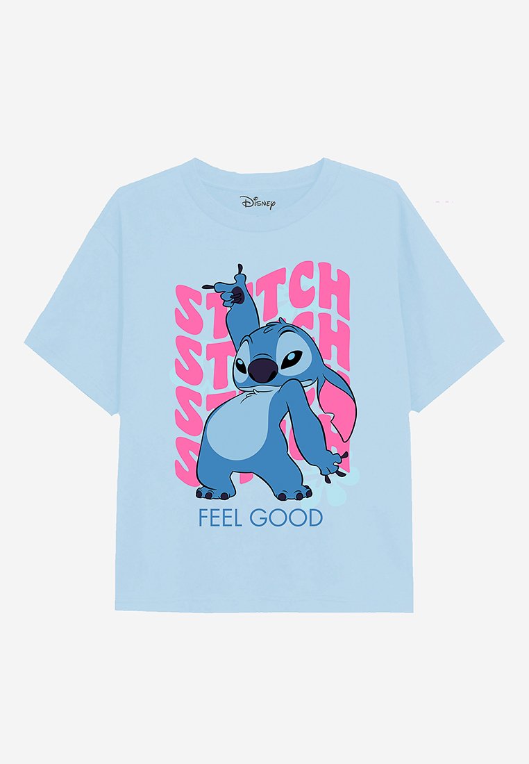 Disney T-shirt print lichtblauw