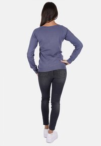 Yes Zee MAGLIONE - Felpa - blu chiaro