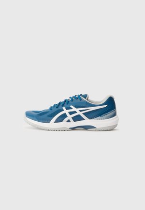 GEL COURT HUNTER 4 - Handball shoes - mako blue/gravel