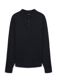 CON BOTTONI - Polo - nero