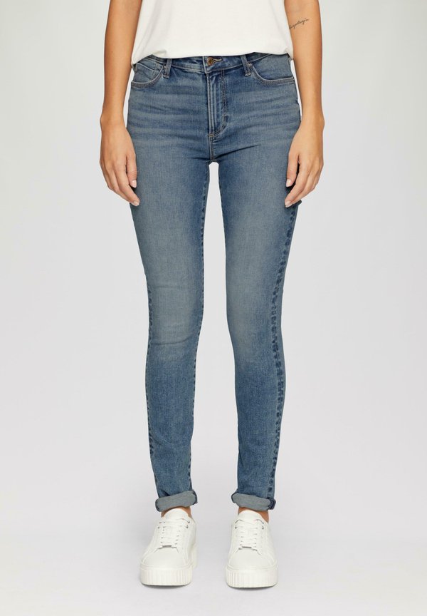 IZABELL MID RISE - Jeans Skinny Fit - blau