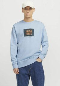 Jack & Jones LOGO - Mikina - chambray blue