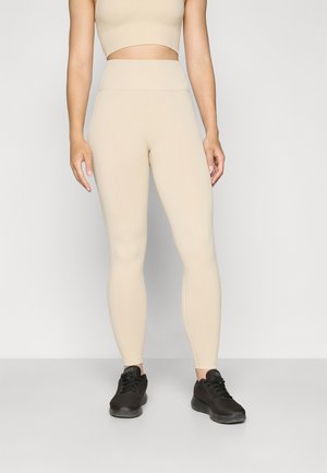 Casall SEAMLESS HIGH WAIST  - Leggings - ecru