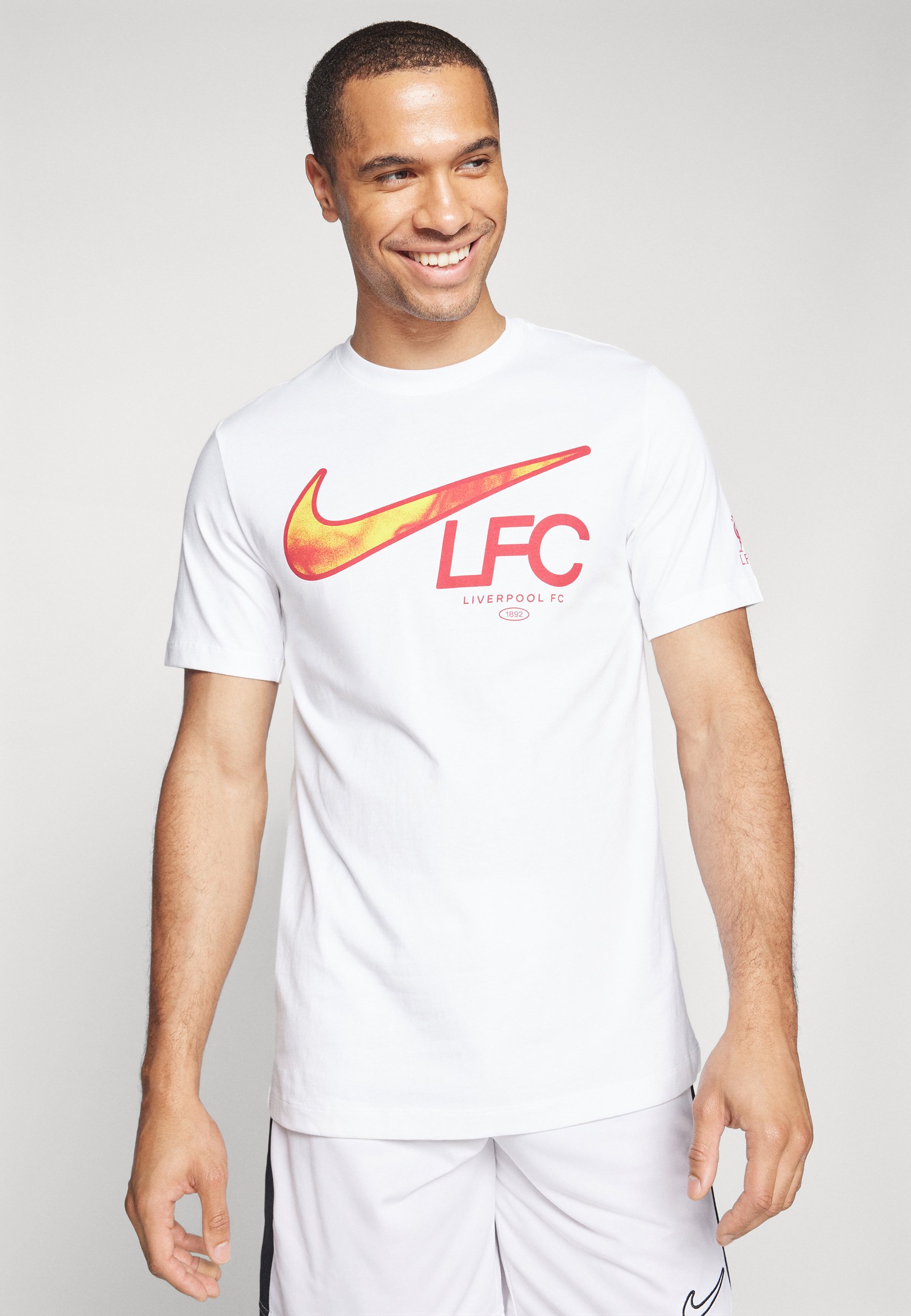 Nike Performance LIVERPOOL FC SWOOSH TEE - Print T-shirt - white