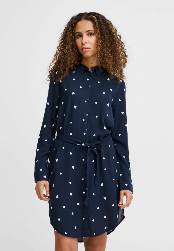 IHVERA DR34 - Shirt dress - total eclipse heart aop