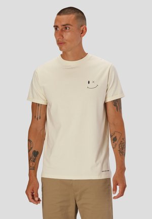 Clean Cut Copenhagen PATRICK - T-shirt imprimé - ecru