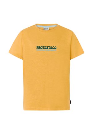 BARLOW - T-shirt print - golden yellow