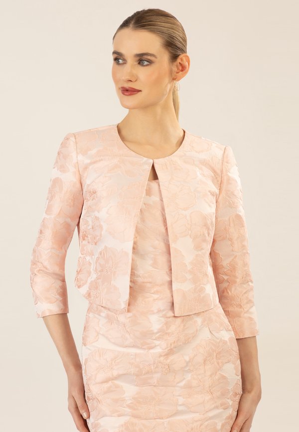 JACQUARD BOLERO - Blazer - rose
