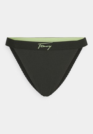 Tommy Jeans HIGH LEG CHEEKY - Donji dijelovi bikinija - black