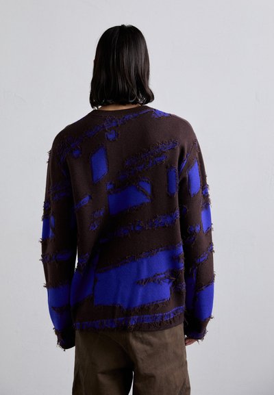 A-COLD-WALL* FRONTAGE CREWNECK UNISEX - Πουλόβερ - blue volt