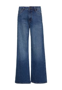 s.Oliver SURI MID  - Wide leg - blau