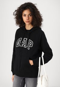 GAP HERITAGE - Mikina s kapucňou - true black