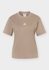 ESSENTIALS SMALL LOGO - Βασικό μπλουζάκι - khaki six/white