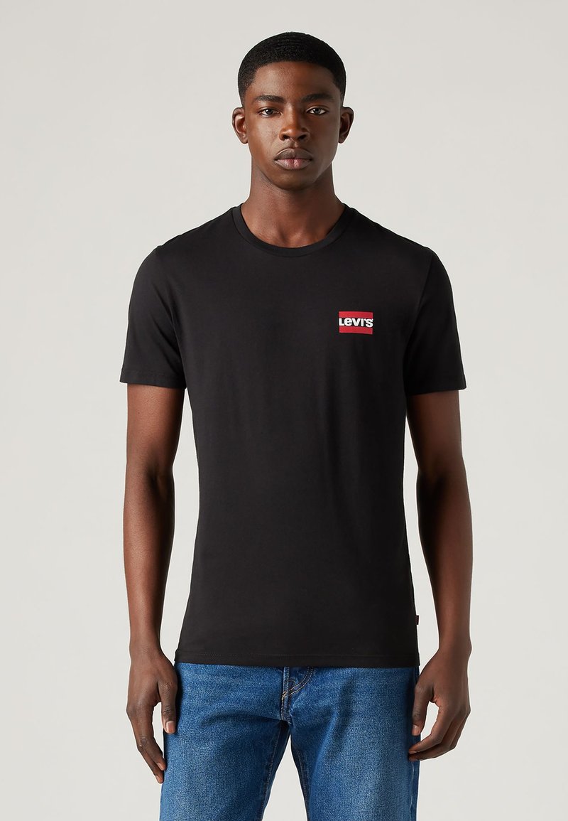 Levi's® - CREWNECK GRAPHIC 2 PACK - Basic póló - white/black, Nagyítás