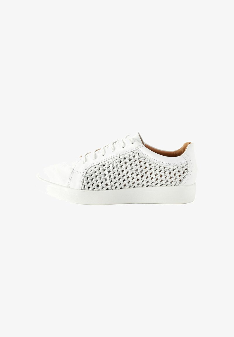 Next SIGNATURE WEAVE LACE-UP REGULAR FIT - Sneakers laag - white