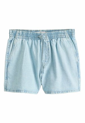 REGULAR FIT PULL ON - Shorts - light blue denim