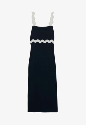 Reiss REGULAR FIT - ASHER WAVE MIDI - Vapaa-ajan mekko - navy