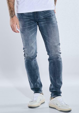 SUPER STRETCH - Slim fit jeans - indigoblau