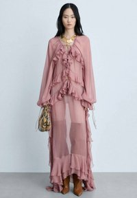Mango ROYAL - Dolga obleka - pink