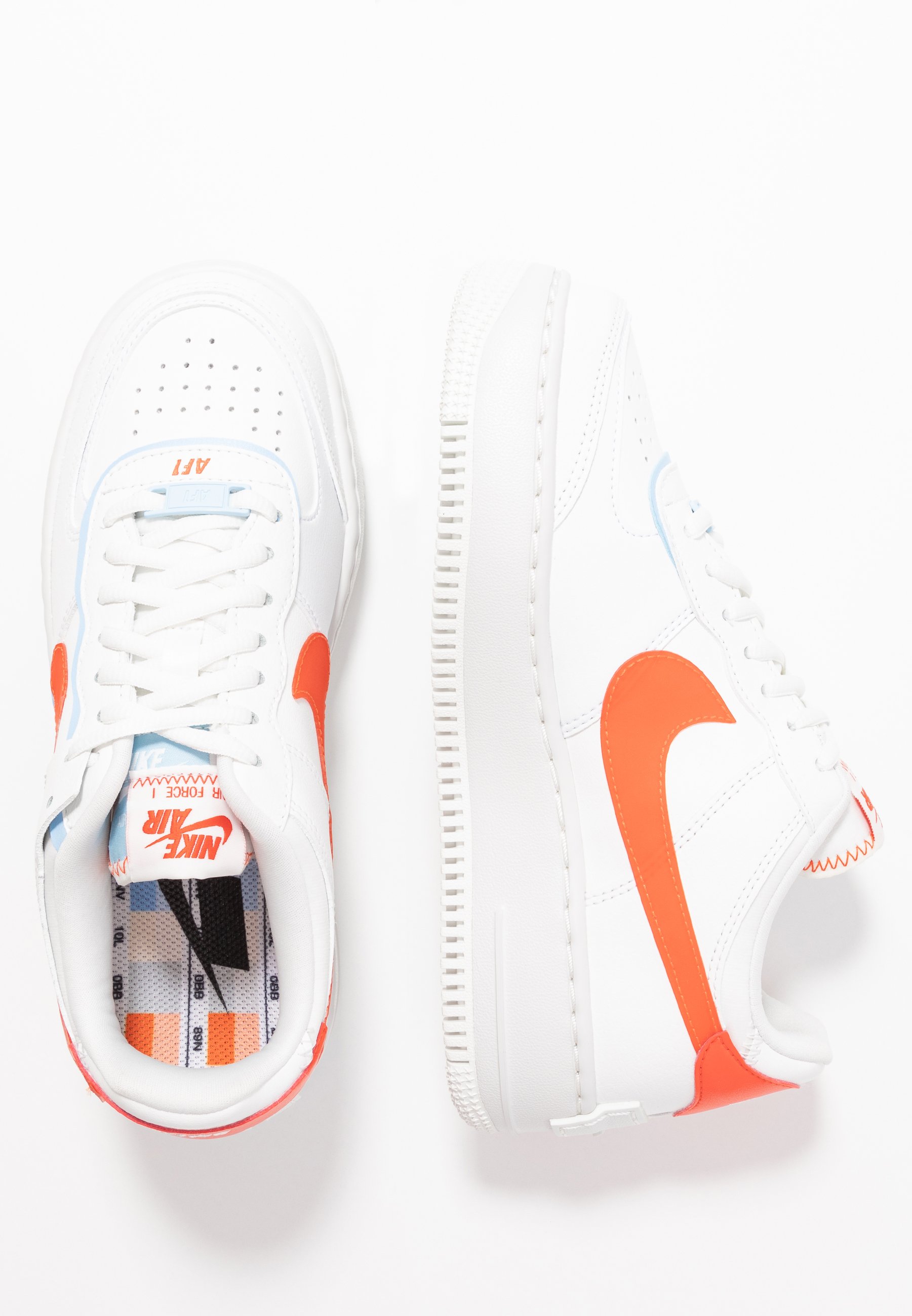 nike air force 1 shadow neon orange