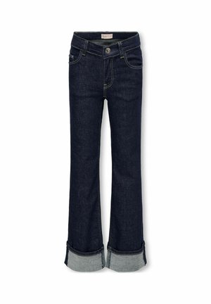 MIT WEITEM BEIN WEITER BEINSCHNITT  - Džinsi ar paplatinātiem galiem - dark blue denim
