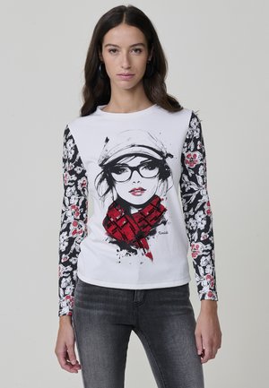 Camiseta de manga larga - blanco   white
