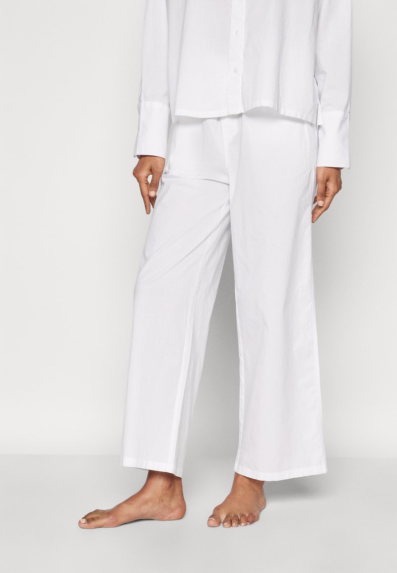 Calvin Klein Underwear PANT COTTON POPLIN - Donji dio pidžame - white