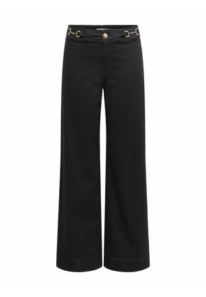 ONLY, WIDE-FIT JEANS ONLMADISON HIGH WAIST WIDE LEG FIT JEANS - Pantalon classique - black denim