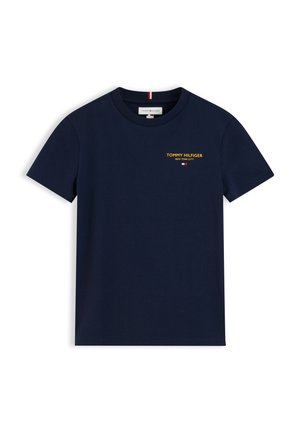 Tommy Hilfiger, ESSENTIAL LOGO TEE UNISEX - Βασικό μπλουζάκι - dark blue