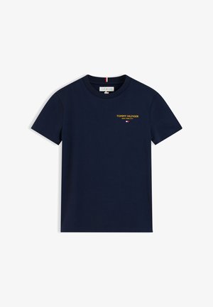 Tommy Hilfiger, ESSENTIAL LOGO TEE UNISEX - Βασικό μπλουζάκι - dark blue