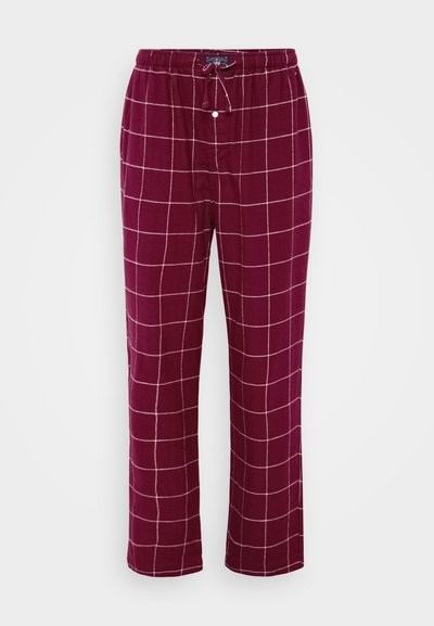 Polo Ralph Lauren SLEEP BOTTOM - Pyjamasbyxor - damson red/window pane