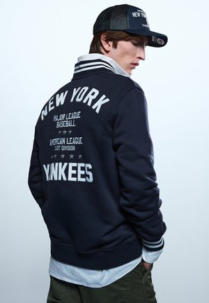 New Era QUARTER ZIP - Mikina - blue