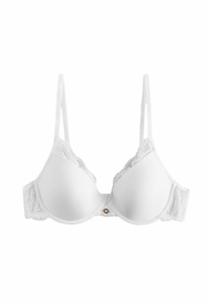 PLUNGE FIT - PADDED  - Push-up BH - white